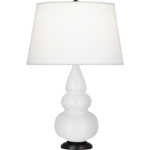 Small Triple Gourd One Light Accent Lamp in Daisy Glazed Ceramic w/Deep Patina Bronze (165|DY31X)