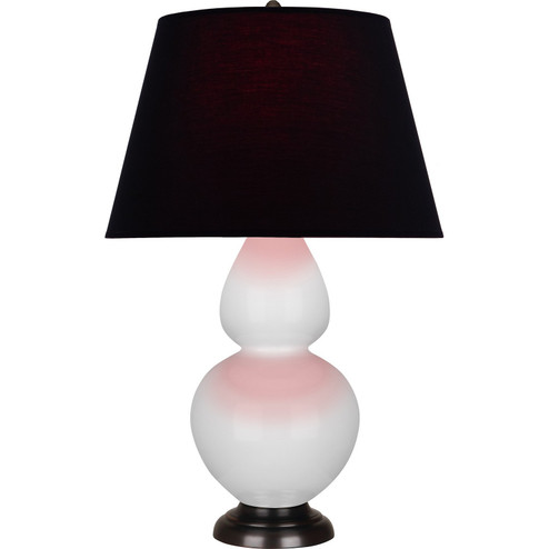 Double Gourd One Light Table Lamp in Daisy Glazed Ceramic w/Deep Patina Bronze (165|DY21K)