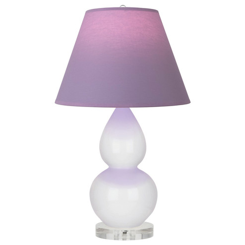 Small Double Gourd One Light Accent Lamp in Daisy Glazed Ceramic w/Lucite (165|DY13L)
