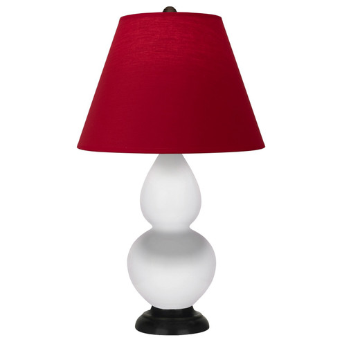 Small Double Gourd One Light Accent Lamp in Daisy Glazed Ceramic w/Deep Patina Bronze (165|DY11R)