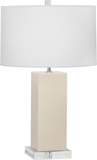 Harvey One Light Table Lamp in Bone Glazed Ceramic (165|BN995)