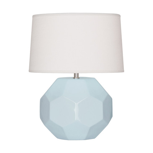 Small Franklin One Light Accent Lamp in Baby Blue Glazed Ceramic (165|BB02)