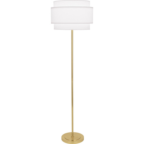 Decker One Light Floor Lamp in Modern Brass (165|AW132)