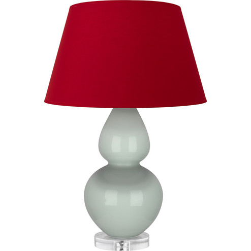 Double Gourd One Light Table Lamp in Celadon Glazed Ceramic w/Lucite (165|A791R)