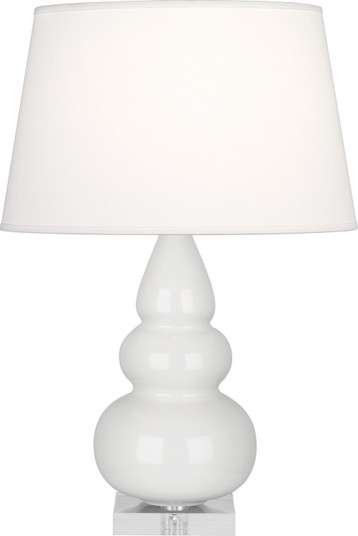 Small Triple Gourd One Light Accent Lamp in Lily Glazed Ceramic w/Lucite (165|A281X)