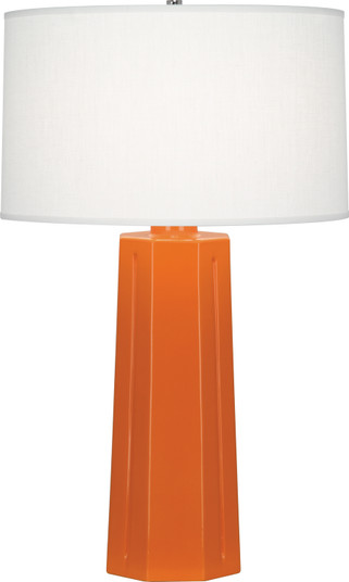 Mason One Light Table Lamp in Pumpkin Glazed Ceramic (165|963)