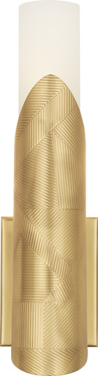 Michael Berman Brut One Light Wall Sconce in Modern Brass (165|620)