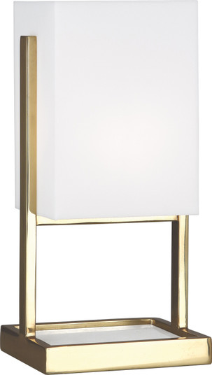 Nikole One Light Accent Lamp in Modern Brass/White Marble (165|195)