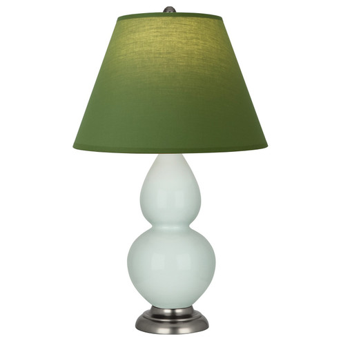 Small Double Gourd One Light Accent Lamp in Celadon Glazed Ceramic w/Antique Silver (165|1788G)