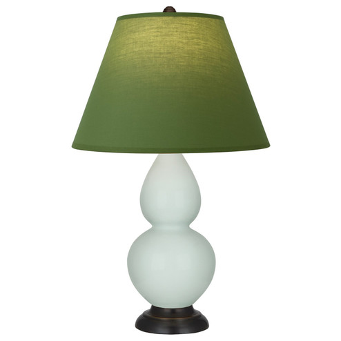 Small Double Gourd One Light Accent Lamp in Celadon Glazed Ceramic w/Deep Patina Bronze (165|1787G)