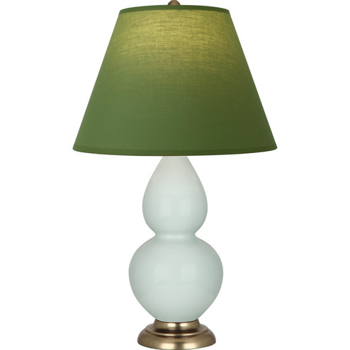 Small Double Gourd One Light Accent Lamp in Celadon Glazed Ceramic w/Antique Natural Brass (165|1786G)