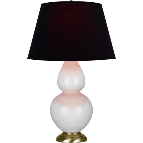 Double Gourd One Light Table Lamp in Lily Glazed Ceramic w/Antique Natural Brass (165|1660K)