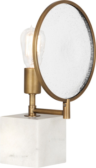 Fineas One Light Accent Lamp in Alabaster Stone/Aged Brass (165|1526)