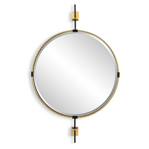 Guardrail Mirror in Antique Brass (52|08215)
