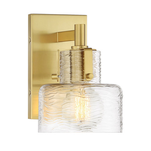 Dover One Light Wall Sconce in Warm Brass (51|9-1030-1-322)