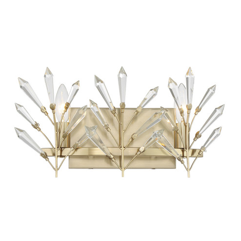 Orianna Two Light Bathroom Vanity in Noble Brass (51|8-4075-2-127)
