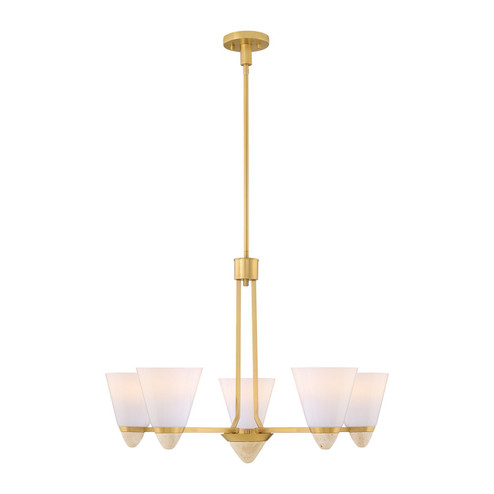 Kohlman Five Light Chandelier in Warm Brass (51|1-7265-5-322)