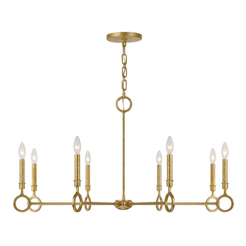 Noah Eight Light Chandelier in Gold Armory (51|1-6847-8-93)