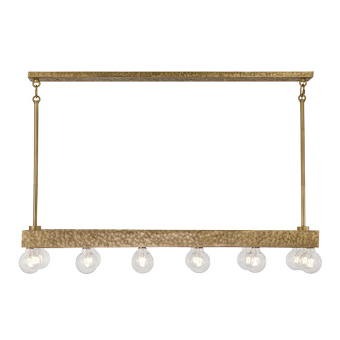 Etereo 14 Light Linear Chandelier in Spumante (51|1-3128-14-106)