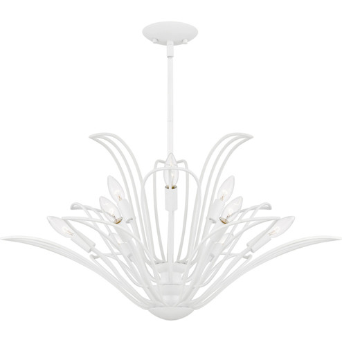 Tallulah Nine Light Chandelier in Sand White (10|TLH5032SW)
