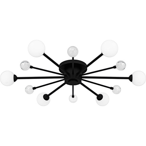 Quoizel Semi-Flush Mount Six Light Semi-Flush Mount in Matte Black (10|QSF6781MBK)