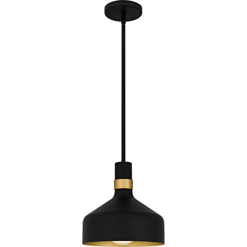 Quoizel Piccolo Pendant One Light Mini Pendant in Matte Black (10|QPP6804MBK)