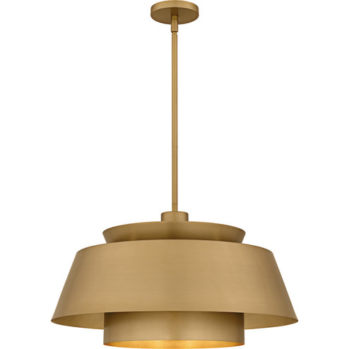 Lumi Three Light Pendant in Brushed Weathered Brass (10|LMI2824BWS)
