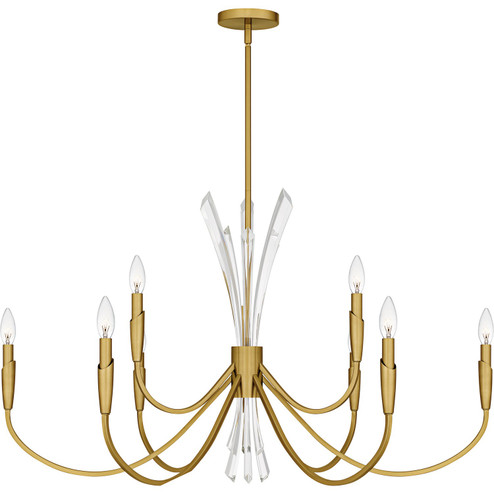 Cecily Nine Light Chandelier in Brushed Gold (10|CCY5040BRG)