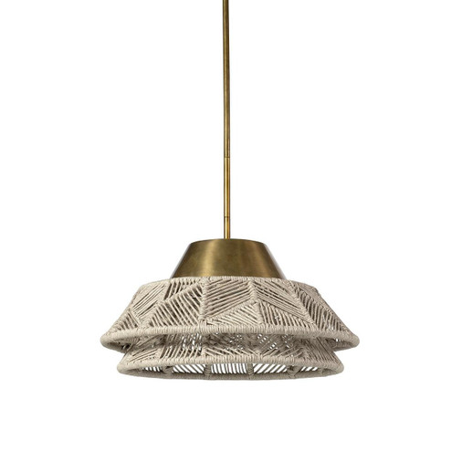 Salerno Two Light Pendant in Brass (515|2892-79)