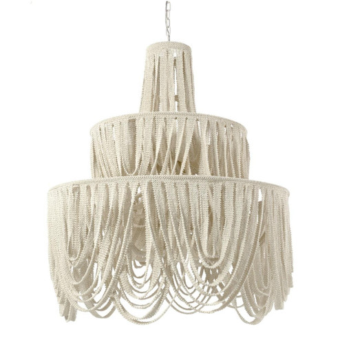 Selita Eight Light Chandelier in Off-White (515|2121-79)