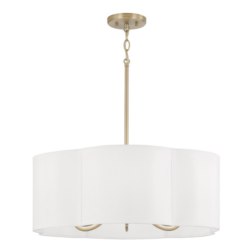 Sabine Six Light Pendant in Matte Brass (65|356461MA)