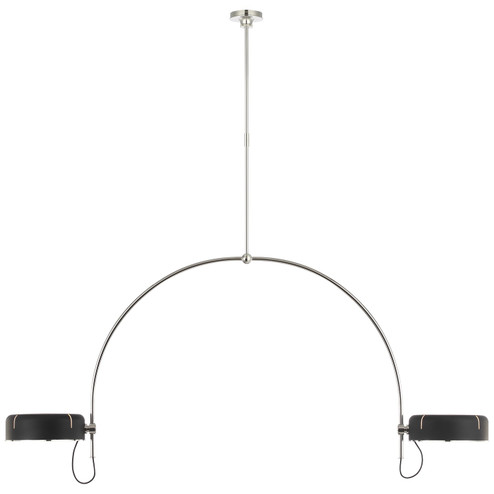 Oso LED Pendant in Polished Nickel (268|TOB 5132PN-BLK)