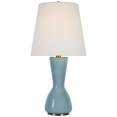Jess LED Table Lamp in Crackled Robin (268|TOB 3620CRN-L)
