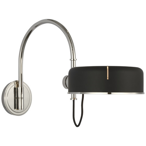 Oso LED Wall Sconce in Polished Nickel (268|TOB 2132PN-BLK)