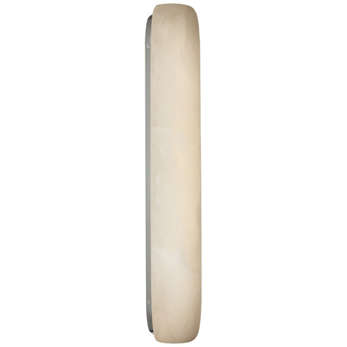 Formosa LED Wall Sconce in Alabaster and Polished Nickel (268|KW 2671ALB/PN)