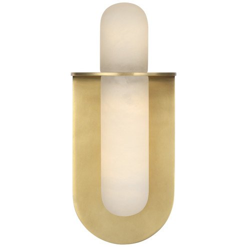 Fosse LED Wall Sconce in Antique-Burnished Brass (268|KW 2003AB-ALB)