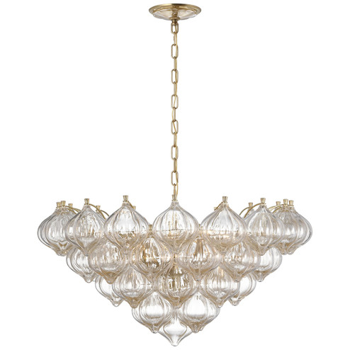 Caselli LED Chandelier in Hand-Rubbed Antique Brass (268|JN 5145HAB-GF)