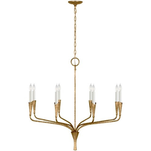 Aiden LED Chandelier in Gilded Iron (268|CHC 5502GI)