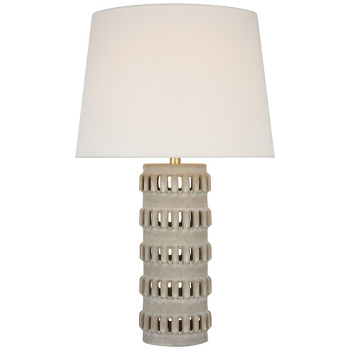 Mullin LED Table Lamp in Dusted Stone (268|CHA 8630DST-L)