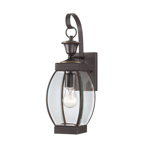 Oasis One Light Outdoor Wall Lantern in Medici Bronze (10|OAS8406Z)