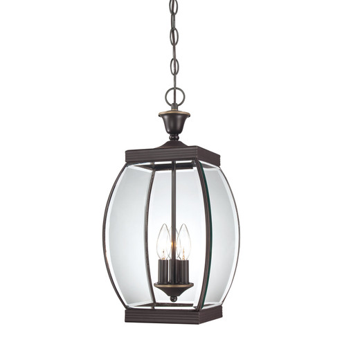 Oasis Three Light Outdoor Hanging Lantern in Medici Bronze (10|OAS1909Z)