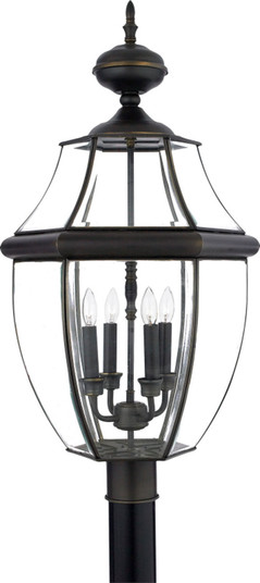 Newbury Four Light Outdoor Post Mount in Medici Bronze (10|NY9045Z)