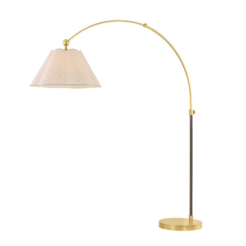 Janie One Light Floor Lamp in Aged Brass/True Bronze (428|HL1043401-AGB/TRB)