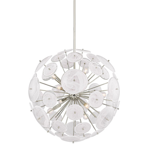 Tamara Nine Light Chandelier in Polished Nickel (428|H1004809-PN)