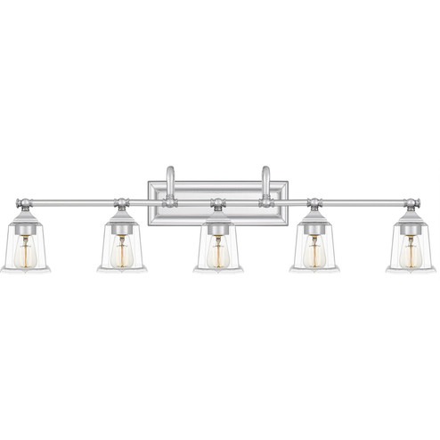 Nicholas Five Light Bath Fixture in Polished Chrome (10|NLC8605C)