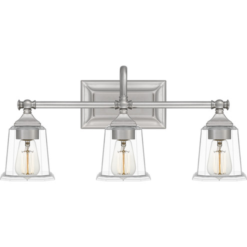 Nicholas Three Light Bath in Brushed Nickel (10|NLC8603BN)