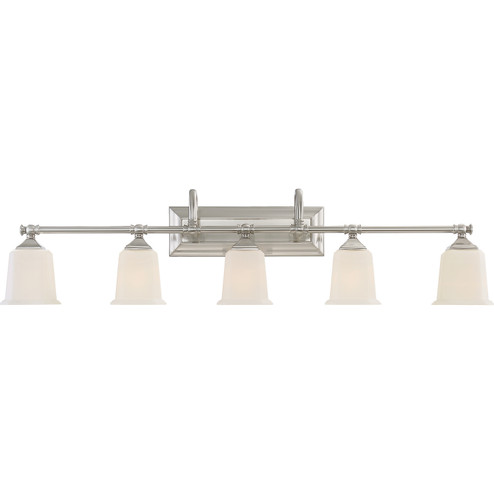 Nicholas Five Light Bath Fixture in Brushed Nickel (10|NL8605BN)