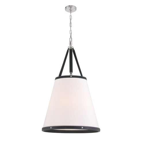 Callahan Six Light Pendant in Polished Nickel (60|CAL-2406-PN)
