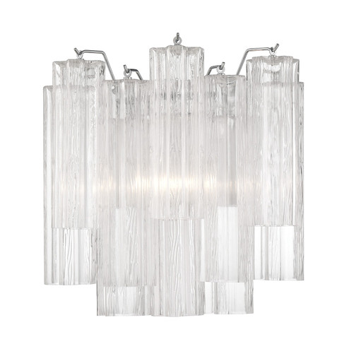 Addis Two Light Wall Sconce in Polished Chrome (60|ADD-303-CH-CL)