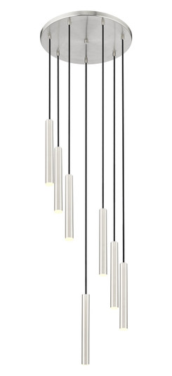 Forest LED Chandelier in Brushed Nickel (224|919MP12-7R-BN-LED)